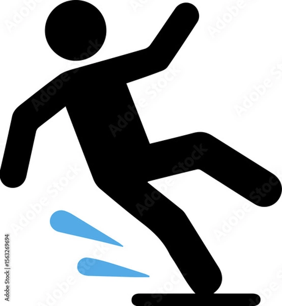 Obraz 미끄럼주의 아이콘