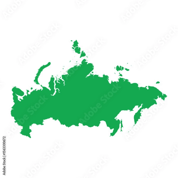 Obraz Russia Map Boundary