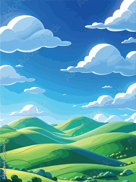 Obraz landscape with mountains