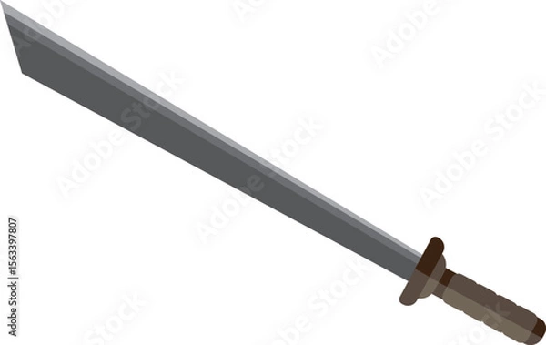 Obraz Sword vector illustration icon