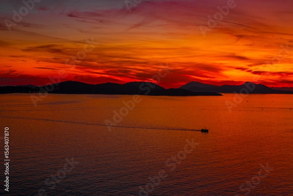 Obraz sunset over the sea