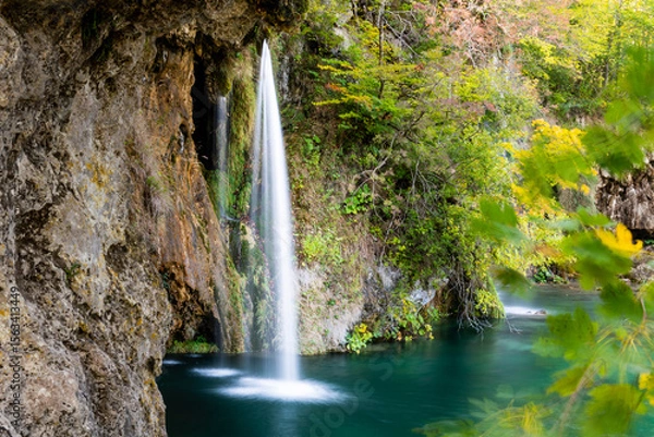 Obraz waterfall in the forest
