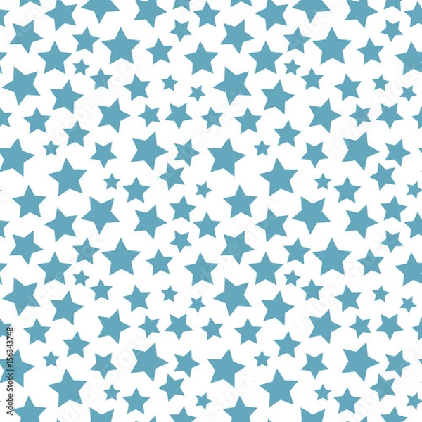 Fototapeta Star seamless pattern. Star background. Chaotic elements. Abstract geometric shape texture. Effect of sky. Design template for wallpaper,wrapping, textile. Vector Illustration