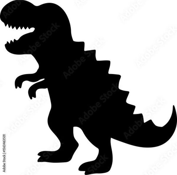 Obraz dinosaur silhouette