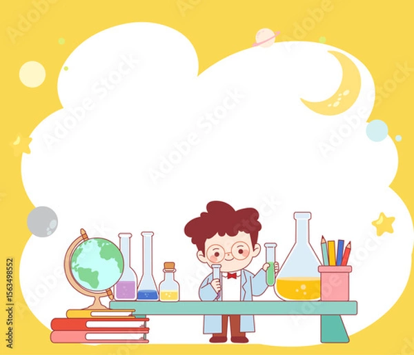 Obraz science, children, globe, experiment, technology, engineering, science class, children