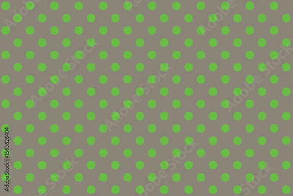 Fototapeta abstract Green colour polka dots on Antique White colour background pattern design.