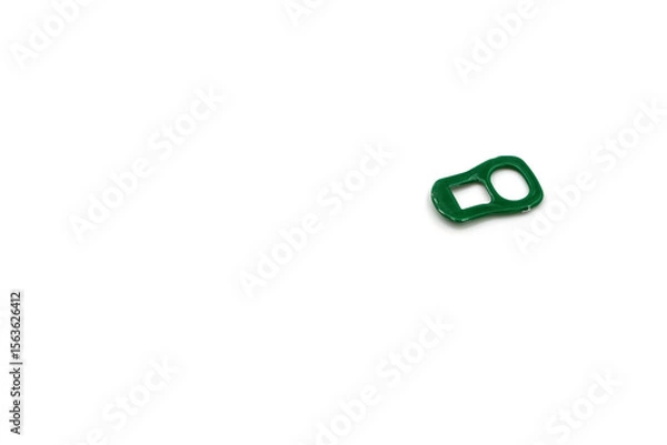 Fototapeta Can open a soft drink can on a white background