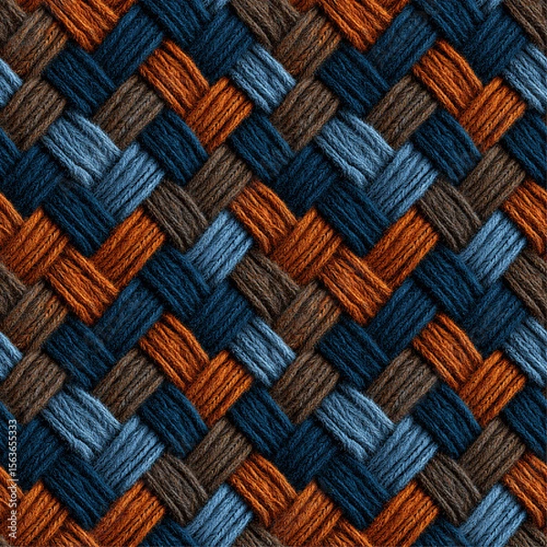 Obraz knitted seamless background pattern
