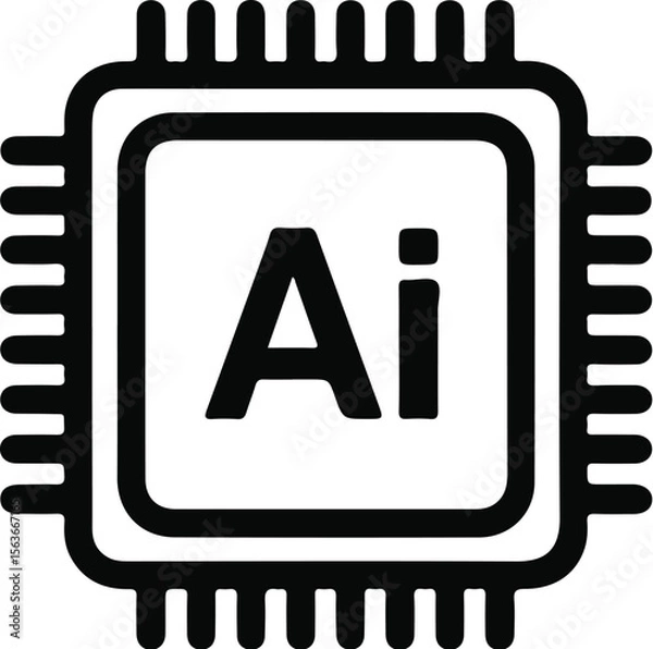 Fototapeta Ai vector concept