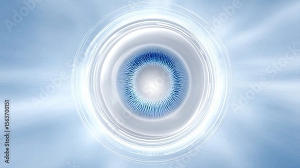 Fototapeta Holographic security interface displaying configuration options digital environment visual content tech concept