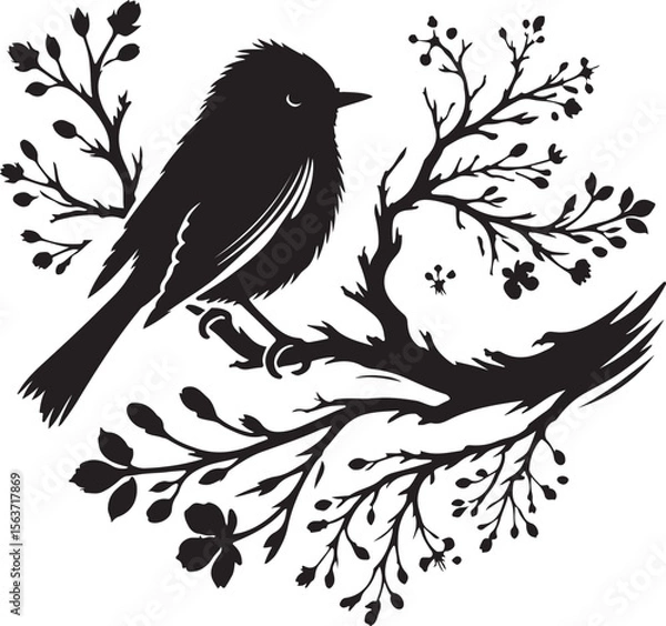 Obraz Brid group Silhouette 9