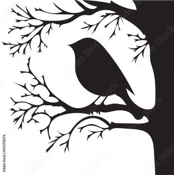 Fototapeta Brid group Silhouette 10