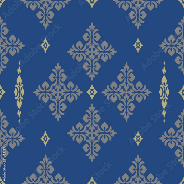Obraz seamless damask pattern