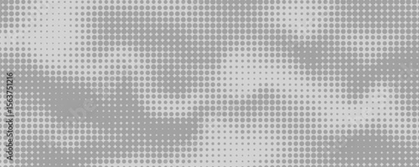 Fototapeta Vintage Halftone Background. Fade Distressed Overlay. Modern Texture. dots modern