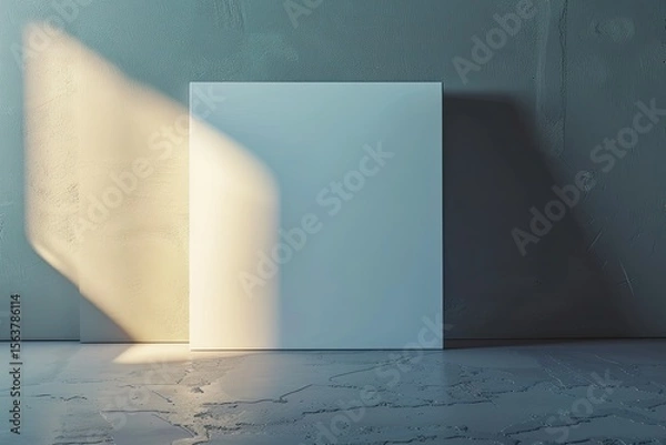 Obraz Blank Minimal Scene Mockup with Copy Space, Promotions Product Showcases Copy Space