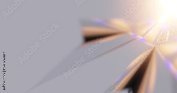 Obraz Abstract crystal background 3d render