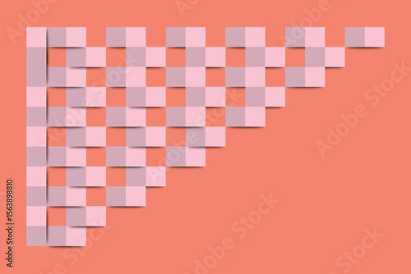 Obraz Colorful 3d abstract geometric background .