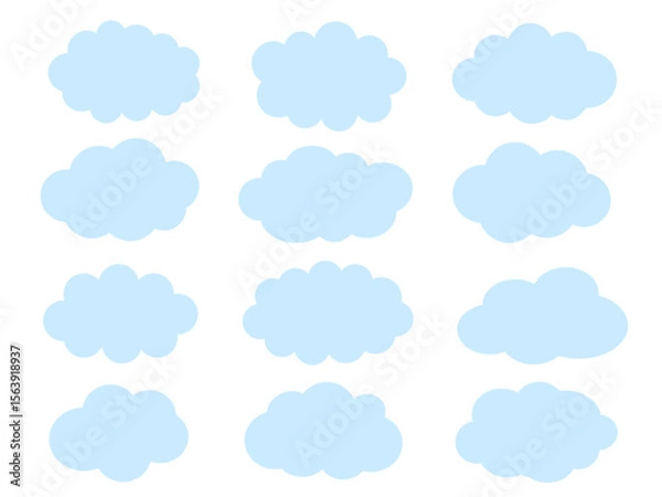 Obraz シンプルで使いやすいもくもくフレームセット