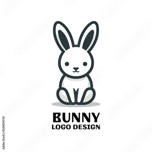 Fototapeta Bunny Vector Logo Design