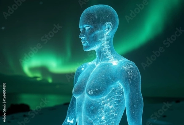 Fototapeta Close up of Human Skeleton Art