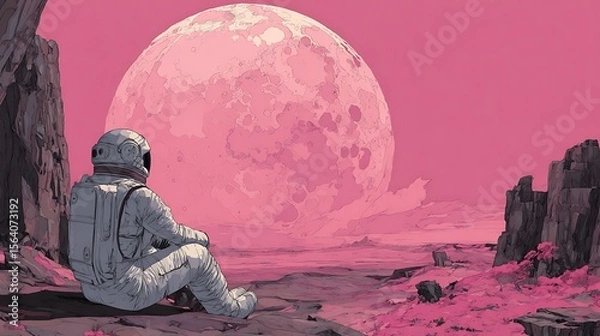 Obraz astronaut in space.