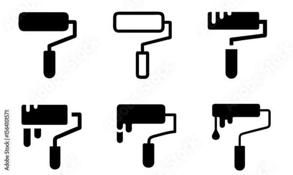Fototapeta Painting and Art Icon Vector Collection for Creative, Artistic, and Design Projects