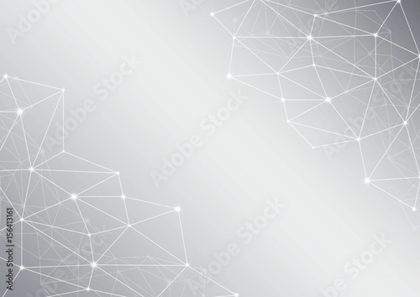 Fototapeta Abstract computer generated on white background