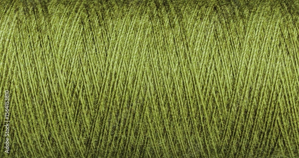Fototapeta Green Thread Texture with Weave for Versatile Design Projects