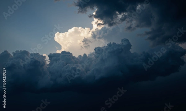 Fototapeta A Dark Cloud with a Silver Lining