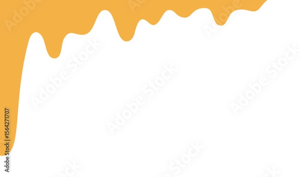 Fototapeta はちみつ　チーズ　垂れる　飾り