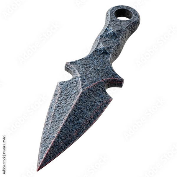 Obraz Tactical dagger with classic model concept. A detailed view of a traditional crafted knife or dagger.