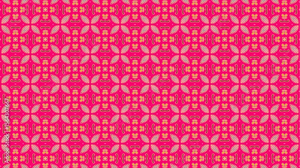 Fototapeta Geometric seamless vector patterns. Fashion design and home decor product wrapping
