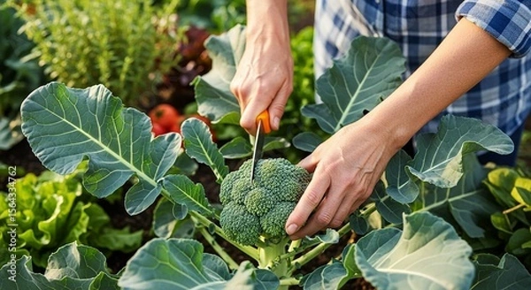 Obraz  Broccoli Harvest