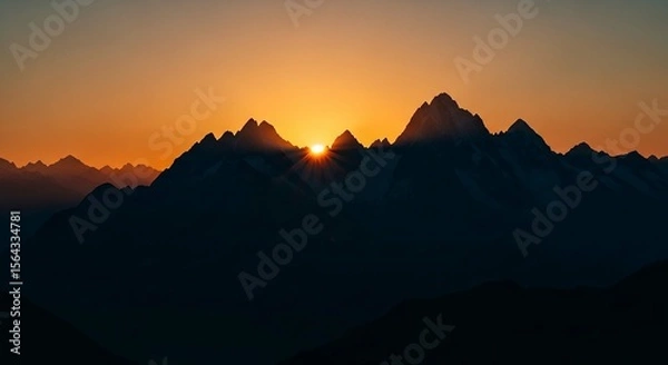 Obraz Mountain Sunset