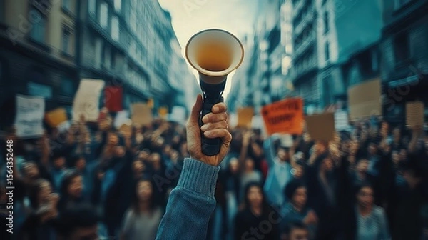 Fototapeta Freedom of Speech Protection: Legal rights, democratic values, media independence, public discourse, policy reforms, civic engagement, human rights, social justice initiatives