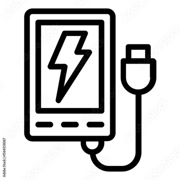 Obraz powerbank icon