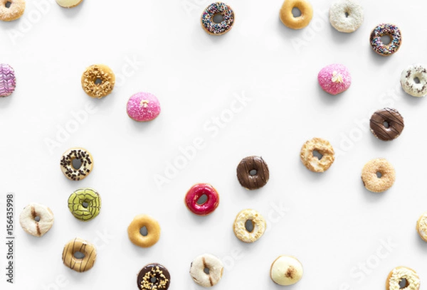 Fototapeta Donut Pastry Glazed Bakery Yummy Sugar