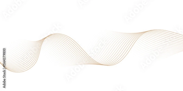 Fototapeta Premium abstract background design with wave line pattern texture in luxury pastel color.
