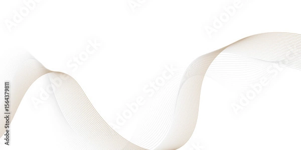 Fototapeta Premium abstract background design with wave line pattern texture in luxury pastel color.
