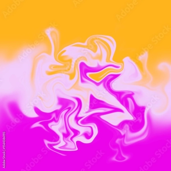 Obraz 3 colors distorted