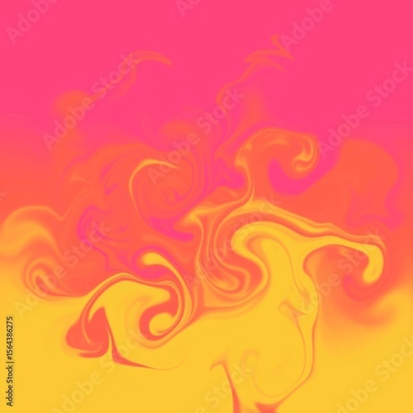 Obraz 3 colors distorted