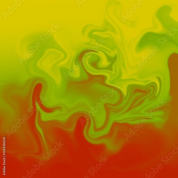 Obraz 3 colors distorted