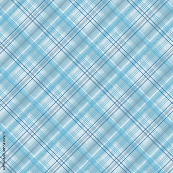 Obraz blue plaid fabric texture