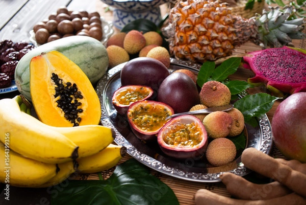 Obraz 東南アジアのフルーツ