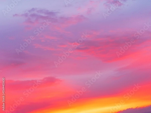 Fototapeta Twilight sky background with Colorful sky in twilight background