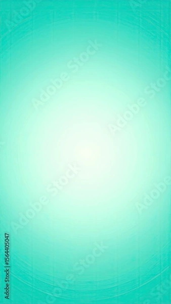Fototapeta Smooth Turquoise Gradient Background with Light Texture and Abstract Design