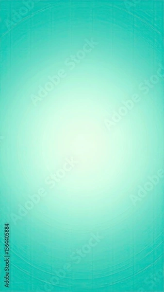 Fototapeta Turquoise Gradient Background with Soft Lighting and Subtle Texture for Design Template