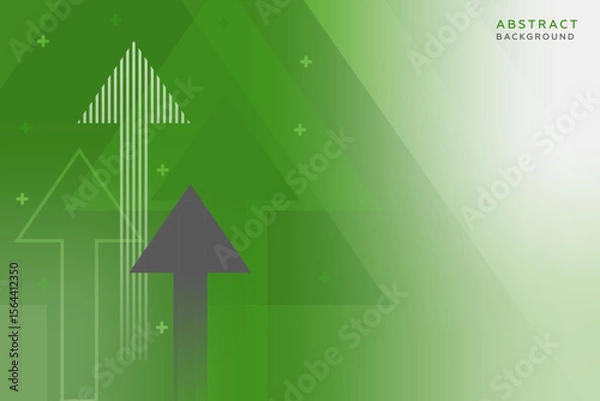 Fototapeta Business arrow directional for success and idea. Arrow abstract background banner template.