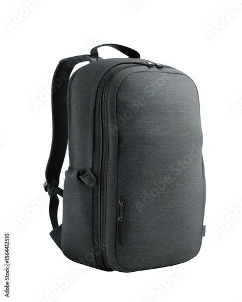 Obraz Photorealistic Sleek Minimalist Modern Laptop Backpack Isolated on Transparent Background