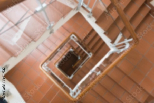 Fototapeta Spiral staircase in office